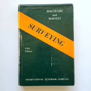 Vintage Textbook Surveying Bouchard Moffitt 5th ed HCDJ 1965 Civil Engineering